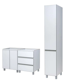 Mueble Cocina Bajo Mesada 120 Cm + Tolva Potenza