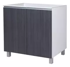 Mueble Cocina Bajo Mesada 80 Cm 2 Puertas Ricchezze Potenza antracita - comprar online
