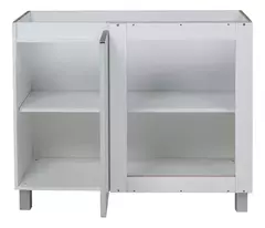 Modulo Esquinero Para Bajo Mesada Cocina En L Potenza Blanco en internet