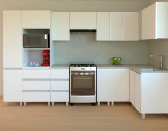 Mueble Cocina Bajo Mesada 80 Cm Potenza Blanco Aluminio - tienda online