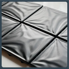 Revestimiento Malla Acero Inoxidable Cremona Black Indrainox - Pignataro Diseño & Construccion