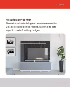 Modular Moderno Rack Mesa Tv 180 Cm Scaletta Mesina - Ricchezze - comprar online