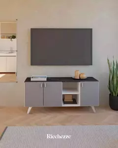 Modular Moderno Rack Mesa Tv 120 cm mesina Pietra/gris Centro Entretenimiento Estantes - tienda online