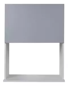 Alacena Porta Microondas 60 Cm Gris Perla Potenza C/ Piston neumático - Pignataro Diseño & Construccion