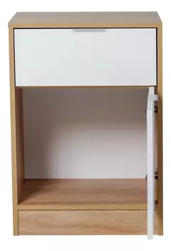 Mesa Luz Moderna Cajon Y Puerta Murano - Ricchezze - comprar online
