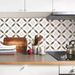 Azulejos Autoadhesivos Vinilo Ceramico Vintage Muresco X 6