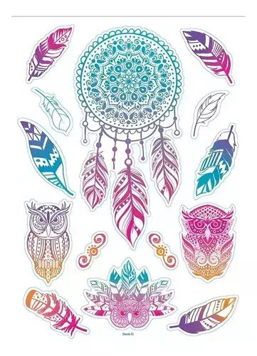 Wallsticker Muresco Autoadhesivo Atrapa Sueños Decoracion