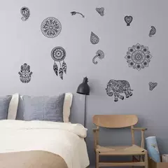 Wallsticker Muresco Autoadhesivo Etnico Mandalas Decoracion en internet