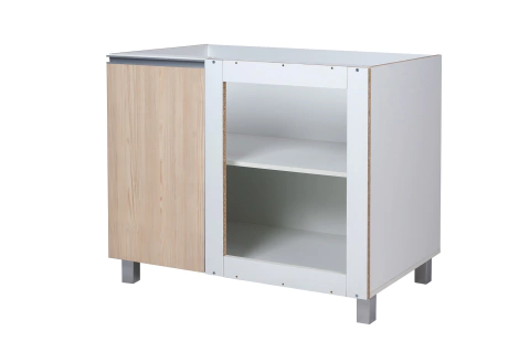 Modulo Esquinero Para Bajo Mesada Cocina En L Mueble Potenza - comprar online