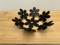 Cuenco Fiori Bowl frutera o panera Cazuela Diseño Flores - 36 Cm - - Pignataro Diseño & Construccion