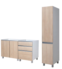 Mueble Cocina Bajo Mesada 120 Cm + Tolva Potenza - comprar online