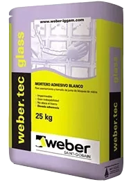 Pegamento Weber glass (ladrillos vidrio) 5 kg