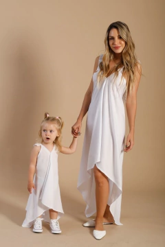 Vestido Amora off white corto (pre order) - Oculto