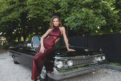 Vestido Milán night red - comprar online