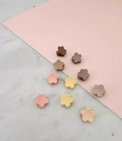 Set broches flores de Otoño