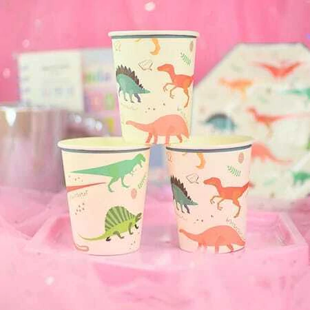 Vaso Polipapel Dino Pack X 10