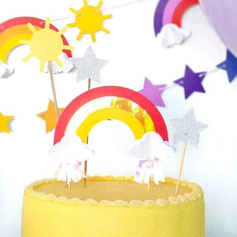 Deco Torta Arcoiris