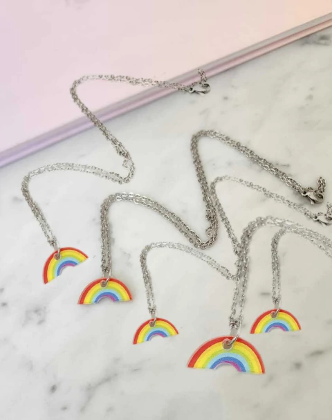 Collar Arcoiris Pack X5 Unidades