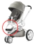 APOIO DOS PÉS CARRINHO DE BEBÊ CINZA GREY GRAVEL 3 RODAS MODELO MOODD QUINNY PEÇA DE REPOSIÇÃO - comprar online