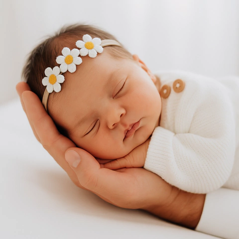 Faixa Florzinhas Brancas