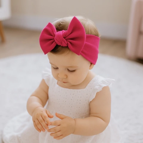 Turbante Algodão Laço Pink - comprar online
