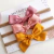 Laço Cora Rosa Retrô - comprar online