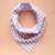 Babador Bandana Vichy Lilás