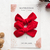 Laço Cora Baby Vermelho - comprar online