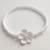 Faixa Flor Branca Pérolas - comprar online