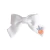 Laço Malu Baby Branco - Flor Salmão - comprar online