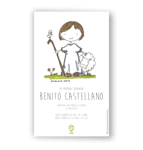 ESTAMPITA COMUNIÓN x 24