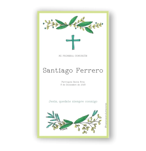 ESTAMPITA COMUNIÓN x 24