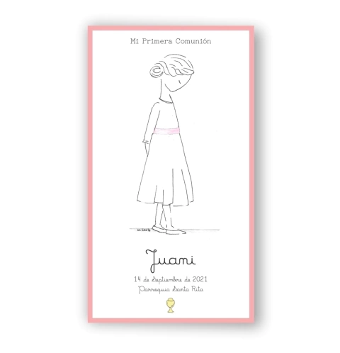 ESTAMPITA COMUNIÓN ACUARELA x 24