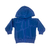 Campera con capucha para bebés con cintura y puños. Sin distinción de género. Rústico frisado, 100% algodón. Bosco.