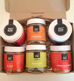 BOX DE 6 SALSAS