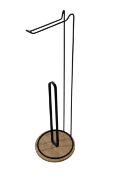 Porta Rollo de papel higiénico Base Bambú - CASA con ONDA