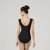 Collant Amni Tule Acima do Busto Drapeado nas Costas  – EVD521