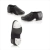 Botinha couro com recorte em neoprene - Capézio 308T - Liquidação