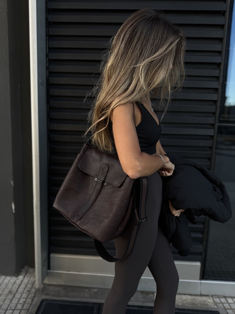 Choco Bucket Bag *con cierre - comprar online