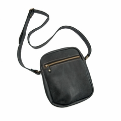 Bandolera Furore Negro graneado - Vittore Calzature