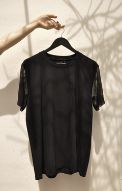 remera reflejo negra - comprar online