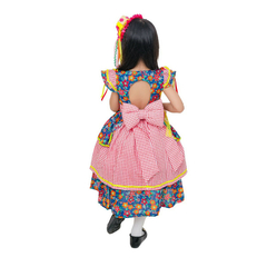 Imagem do Vestido Festa junina caipira Luxo coração vermelho