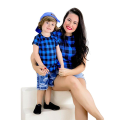 Kit blusas mae e filho Mãe de Principe na internet