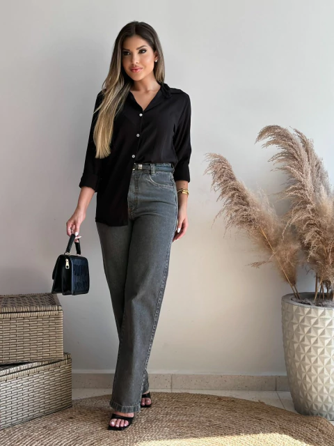 CALÇA JEANS CORTE RETO - comprar online