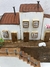 Casinha de Madeira Rústica Cidade Vila Enfeite Adorno Decora na internet