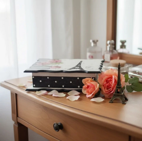 Caixa Porta Jóias Paris Romantic