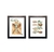 Kit 2 Quadros Decorativos Cozinha Rústico Farm Flores