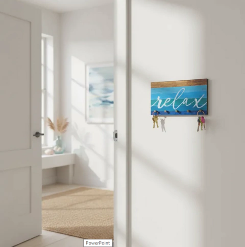 Porta Chaves Relax Decoração Casa de Praia