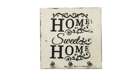 Porta Chaves Chaveiro Decor Home Sweet Home Pátina