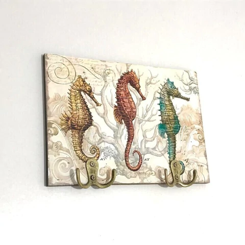 Porta Chaves Cavalo Marinho